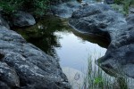 Wild places. Where Giuncaia flows into the river Adio