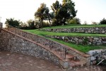 The scale with the unique handmade wrought iron railings