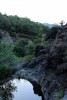 The sulfur mine along the bed of Giuncaia