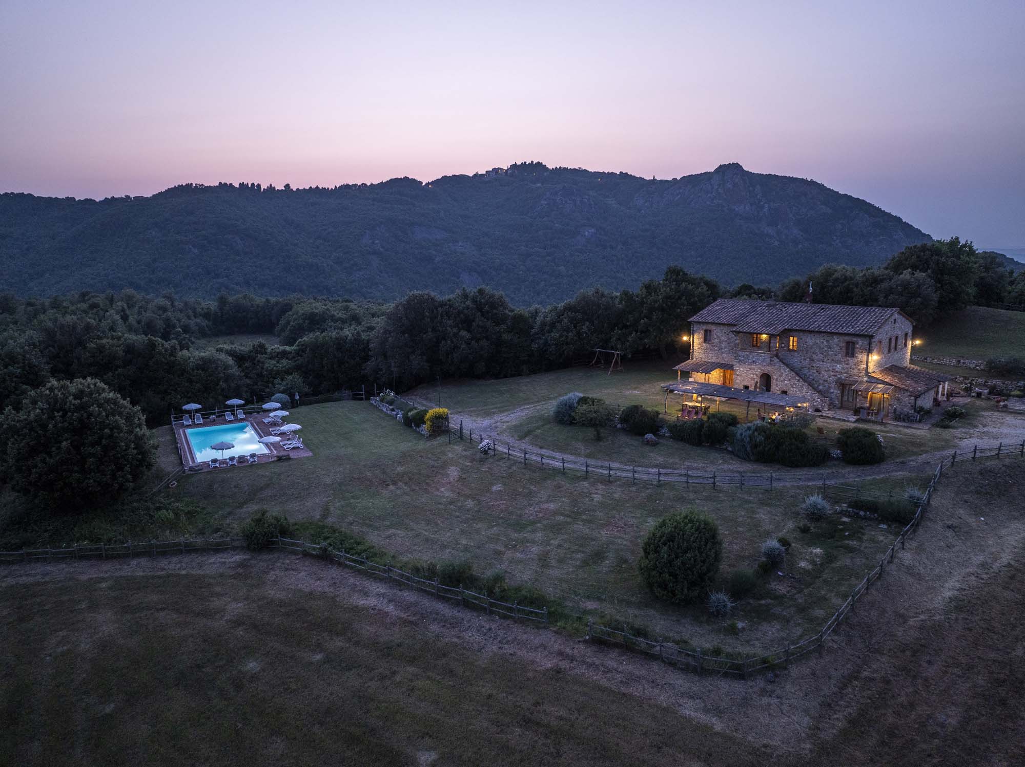 Tramonto alla Landuccia